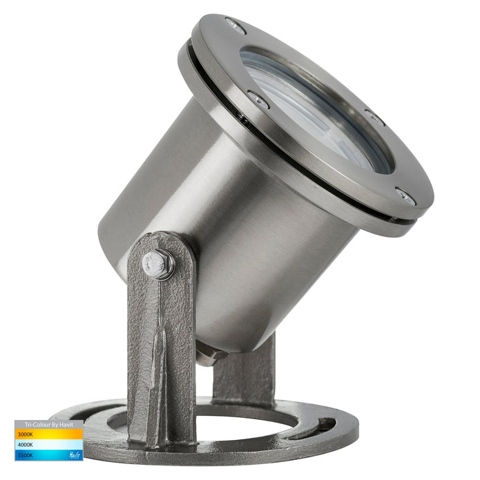 HV1491T - Onder 316 Stainless Steel TRI Colour LED Pond Light