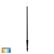HV1514CCT-BLK-24V - Drique Aluminium Black Bollard Light With Spike