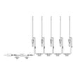 HV1514CCT-BLK-KIT - Drique Aluminium Black Bollard Light Kit With Spike
