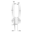 HV1514RGBCW-BLK-24V - Drique Aluminium Black Bollard Light With Spike