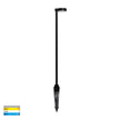 HV1522T-BLK-24V - Liueg Aluminium Black Bollard Light With Spike
