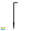 HV1527T-BLK-24V - Konoa Aluminium Black Bollard Light With Spike