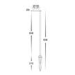 HV1527T-BLK-24V - Konoa Aluminium Black Bollard Light With Spike