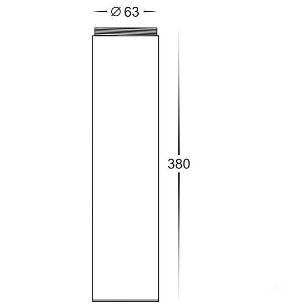 HV1603-SS316 - 316 Stainless Steel Bollard Extension to suit HV1601T-SS316 & HV1602T-SS316