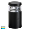HV1615T-BLK -Mini Black Louvred LED Bollard Light