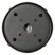 HV1616T-BLK - Maxi 600 Black Louvred LED Bollard Light