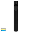HV1631T-BLK-240V-RND | HV1631T-BLK-24V-RND - Fedor Round Aluminium Black Tri Colour LED Bollard Light