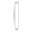 HV1639T-BLK - Noray 970mm Black LED Bollard Light