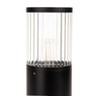 HV1641W-BLK - Prisma Black Round Bollard - 670mm