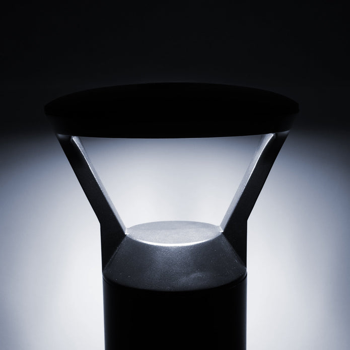 HV1643T-BLK - Thema Black Round Bollard - 965mm