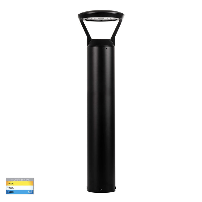 HV1643T-BLK - Thema Black Round Bollard - 965mm