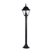 HV1651W-P-BLK - Newark Aluminium Black 4 Panel Post Light
