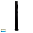 HV1660T-BLK - Fedor Black Round Bollard - 600mm