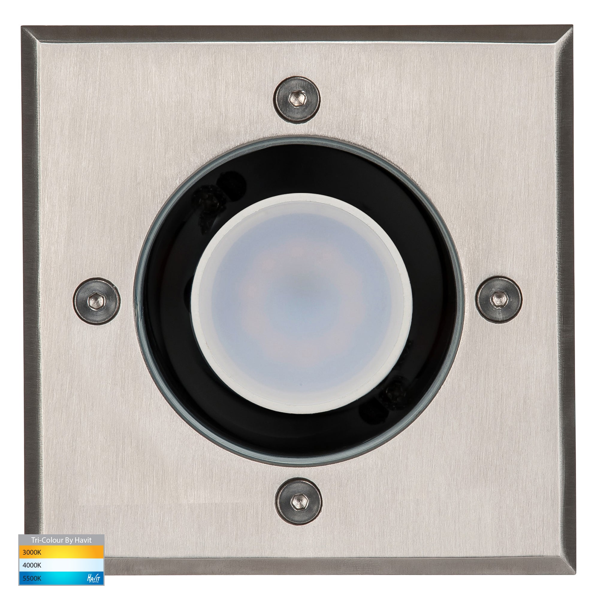 HV1701T - HV1706T - Metro Square 316 Stainless Steel TRI Colour Inground Lights