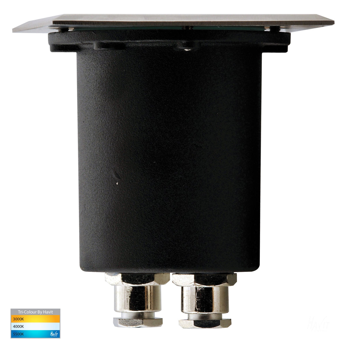 HV1701T - HV1706T - Metro Square 316 Stainless Steel TRI Colour Inground Lights