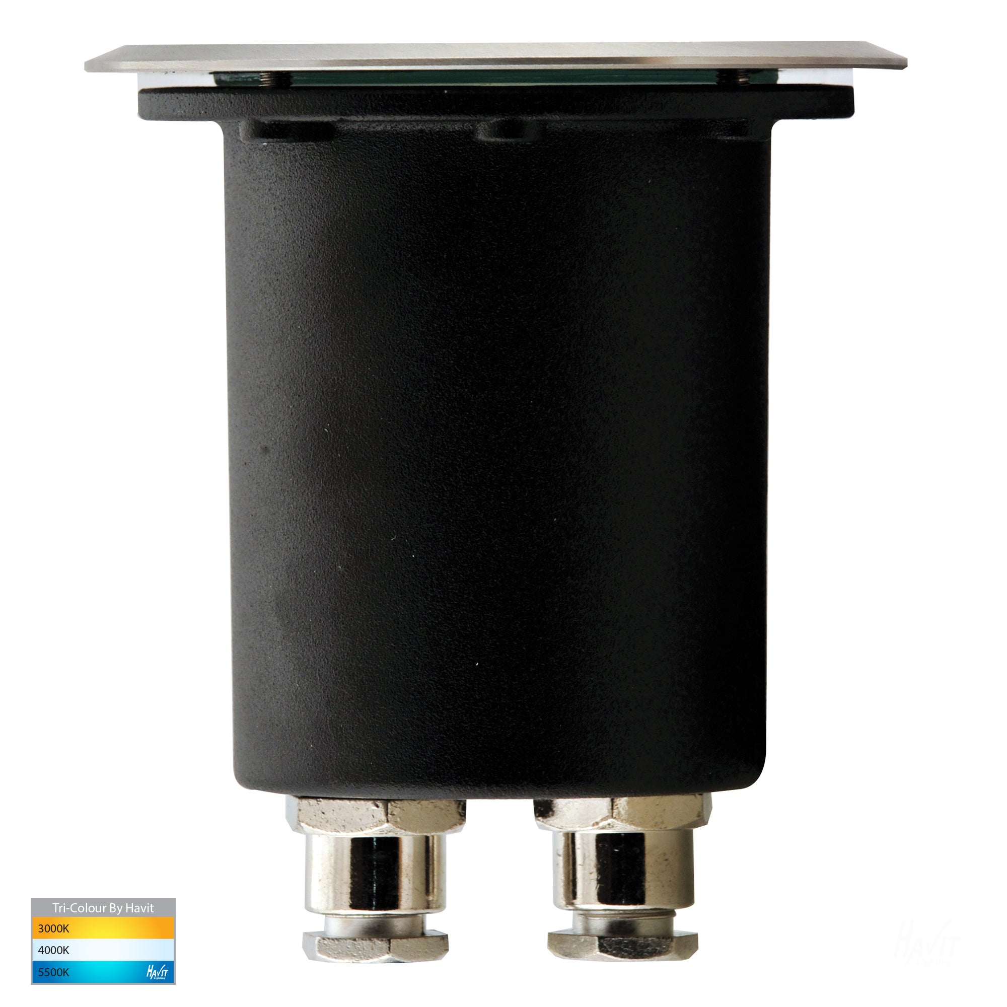 HV1801T - HV1806T - Metro Round 316 Stainless Steel TRI Colour Inground Lights