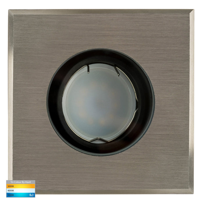 HV1825T-SQ - Luta 316 Stainless Steel TRI Colour Adjustable Inground Light