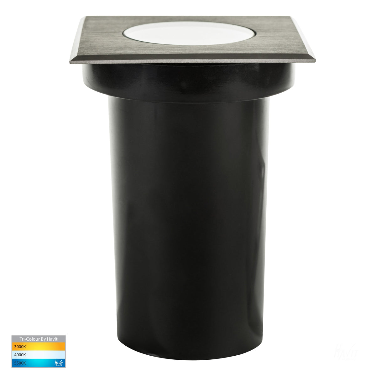 HV1825T-SQ - Luta 316 Stainless Steel TRI Colour Adjustable Inground Light