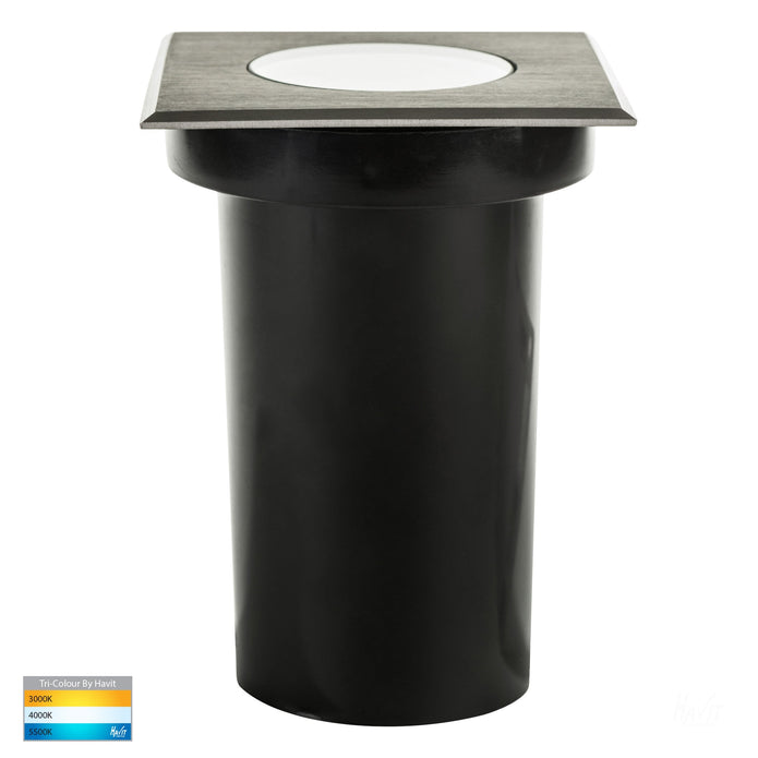 HV1825T-SQ - Luta 316 Stainless Steel TRI Colour Adjustable Inground Light
