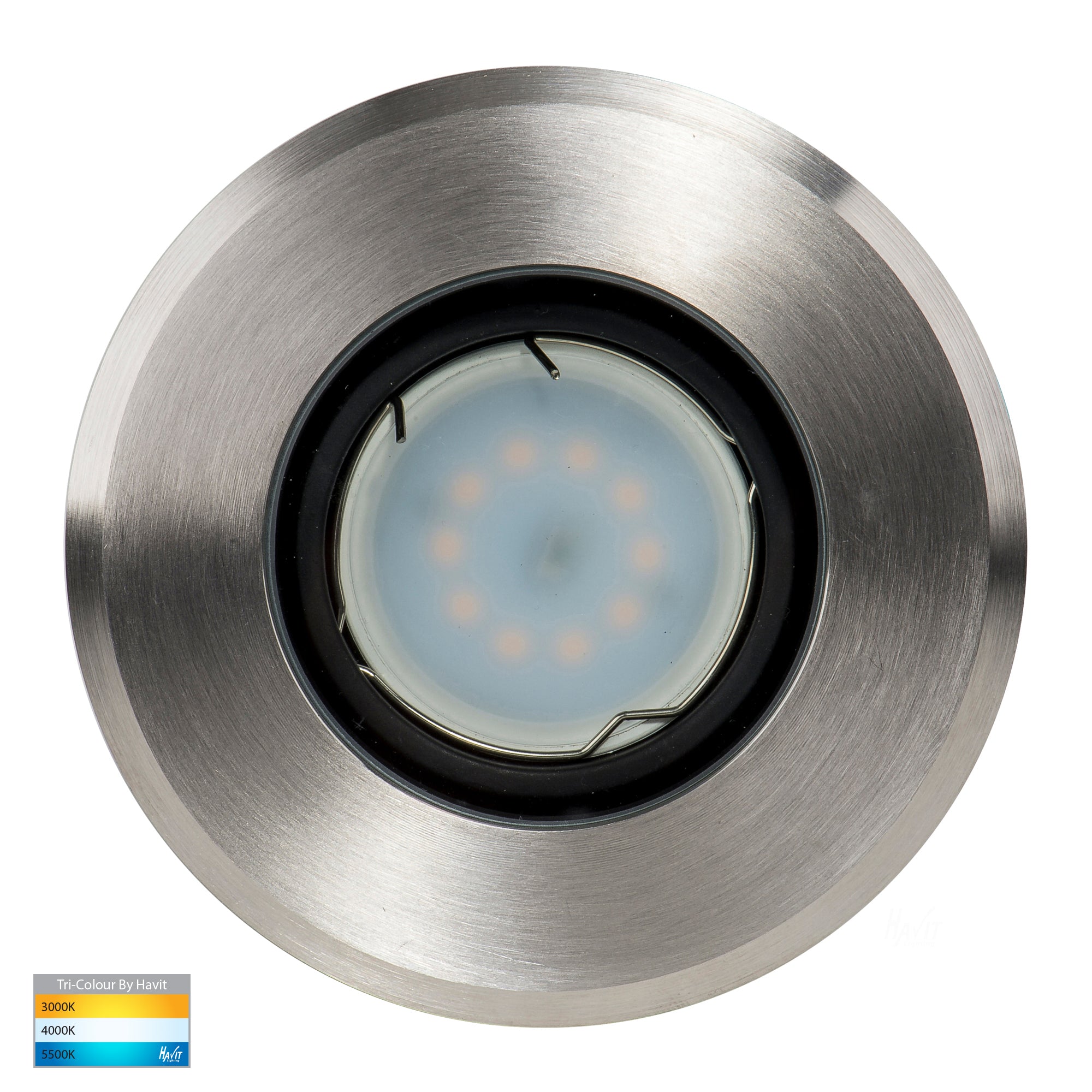 HV1825T - Luta 316 Stainless Steel TRI Colour Adjustable Inground Light