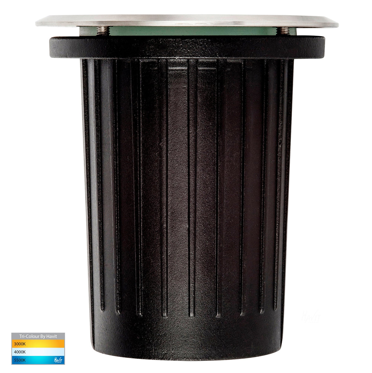 HV1825T - Luta 316 Stainless Steel TRI Colour Adjustable Inground Light