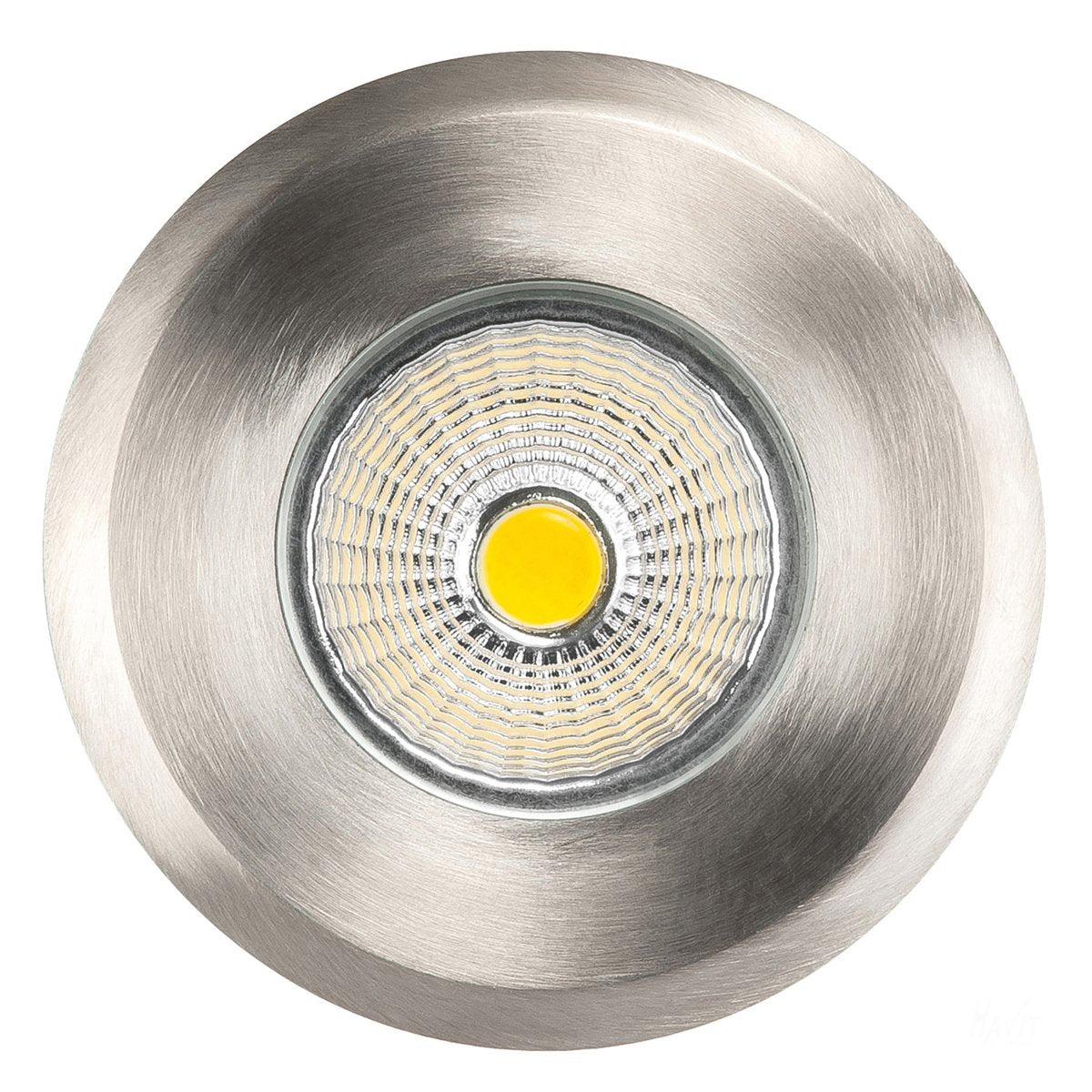 12v DC 7w LED Klip In-ground Uplighter Round, 100mm 316 Stainless Steel Face in 5500K