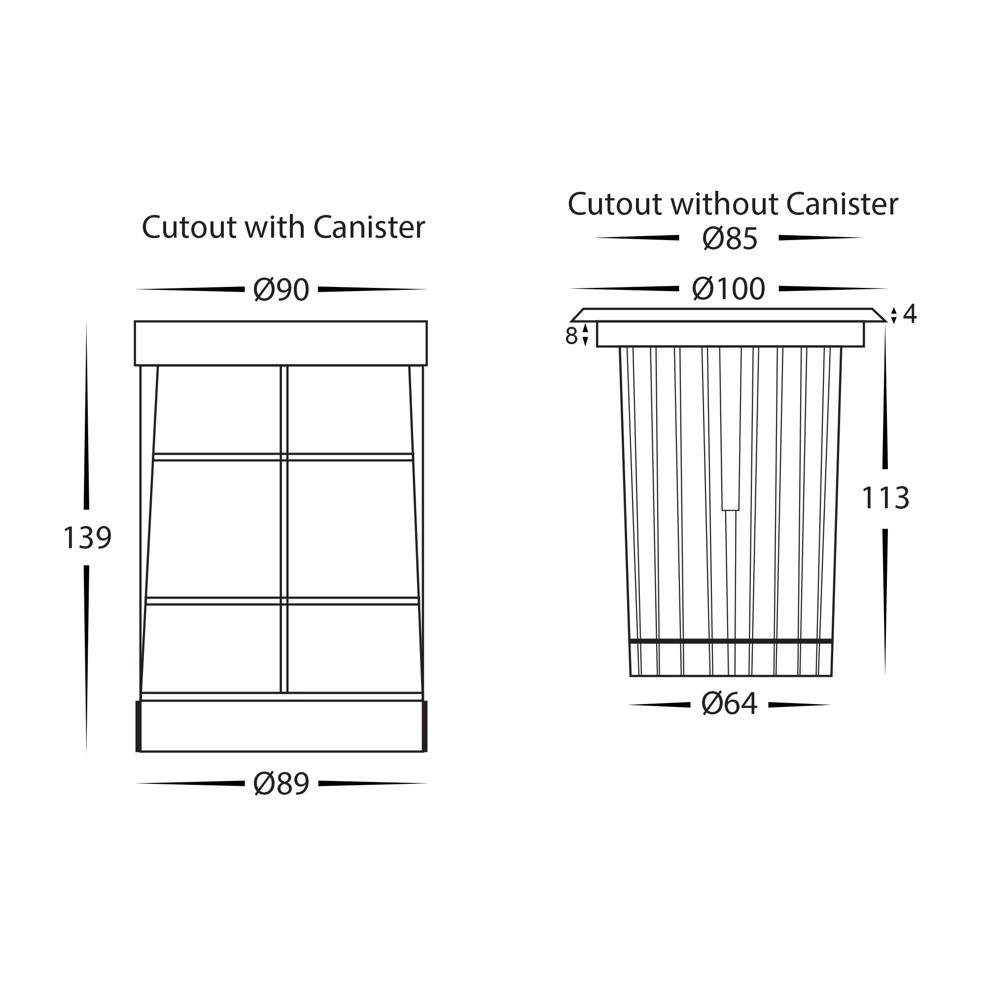 HV1831T-12V | HV1831T-240V - Klip 316 Stainless Steel 7w LED Inground Light
