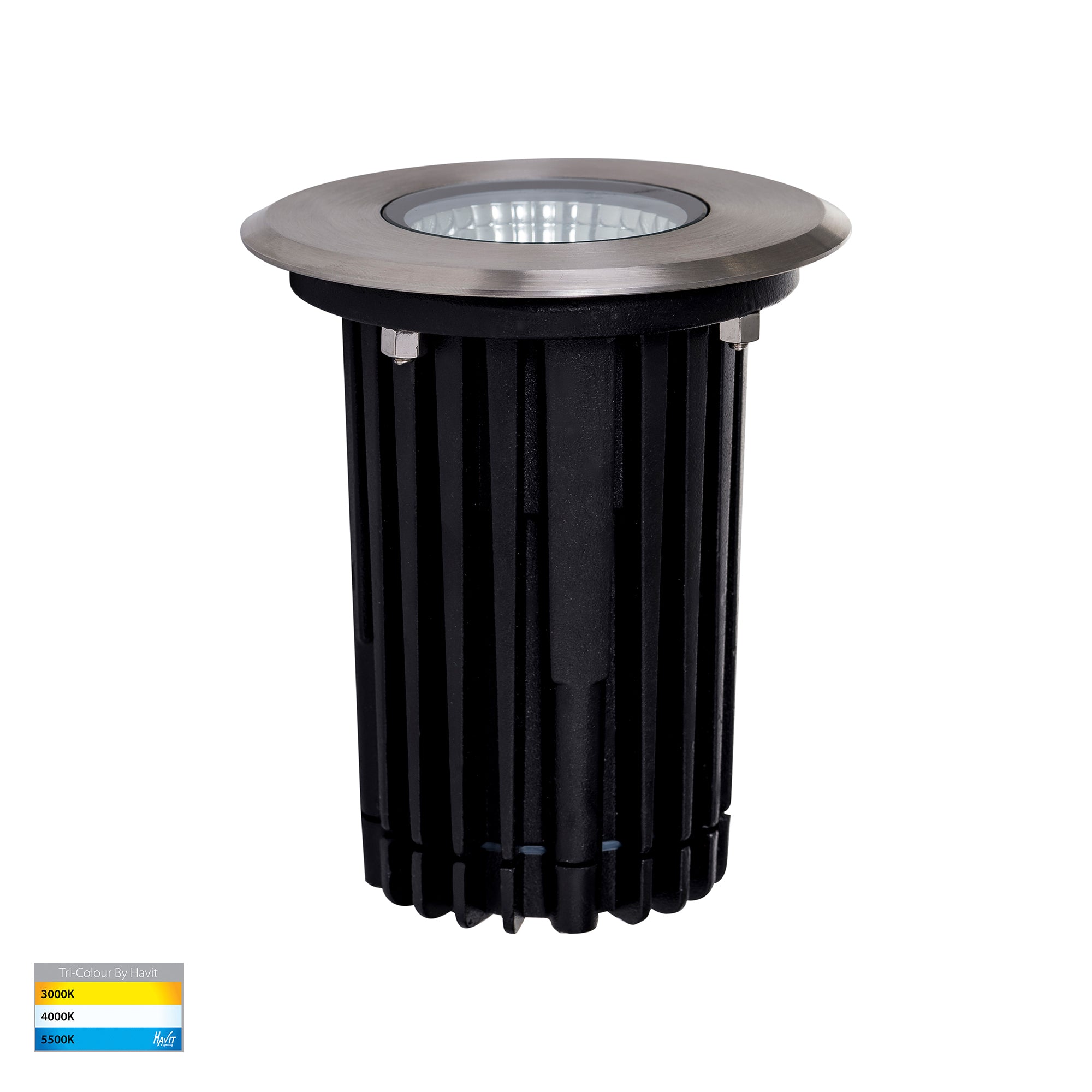 HV1831T-12V | HV1831T-240V - Klip 316 Stainless Steel 7w LED Inground Light