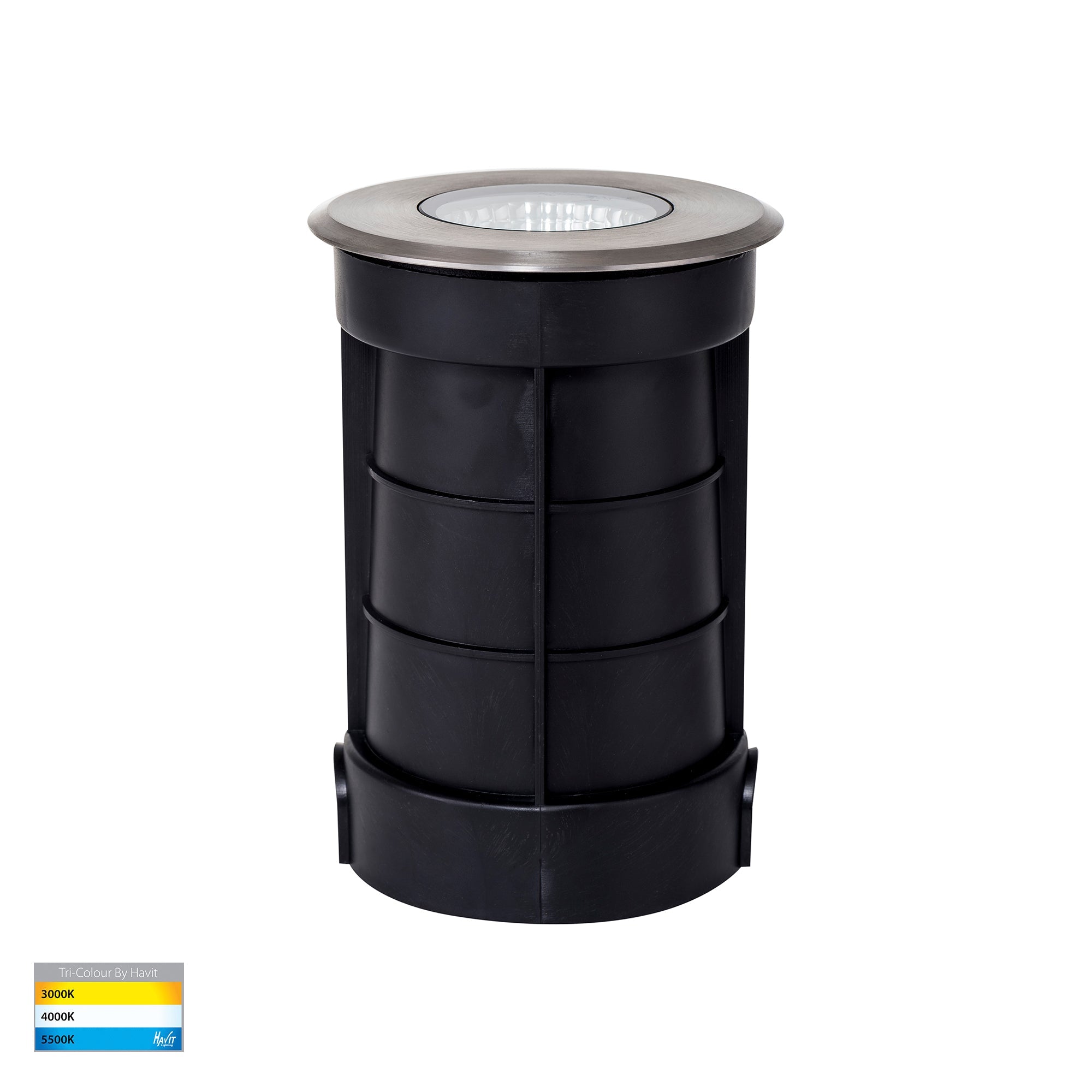 HV1831T-12V | HV1831T-240V - Klip 316 Stainless Steel 7w LED Inground Light