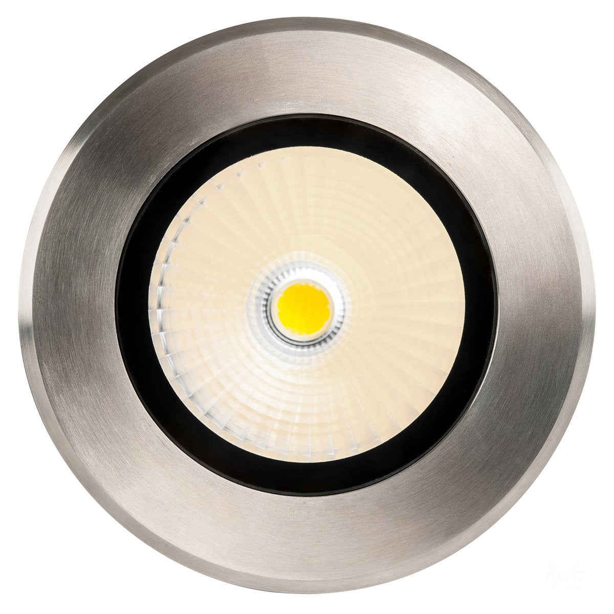 12v DC 30w LED Klip In-ground Uplighter Round, 210mm 316 Stainless Steel Face in 5500K