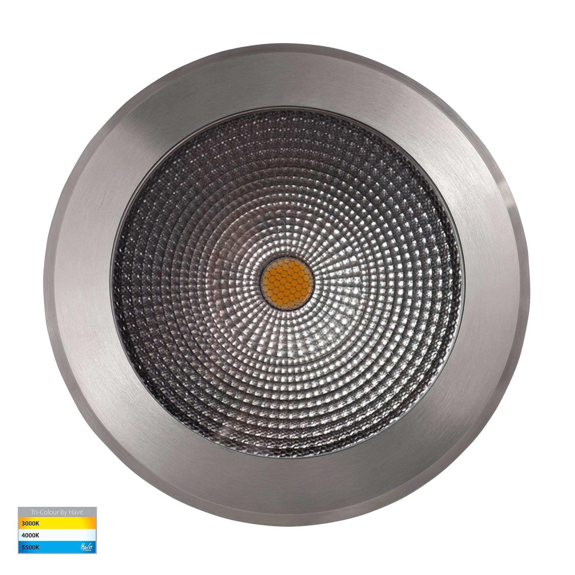 HV1835T-12V | HV1835T-240V - Klip 316 Stainless Steel 30w LED Inground Light