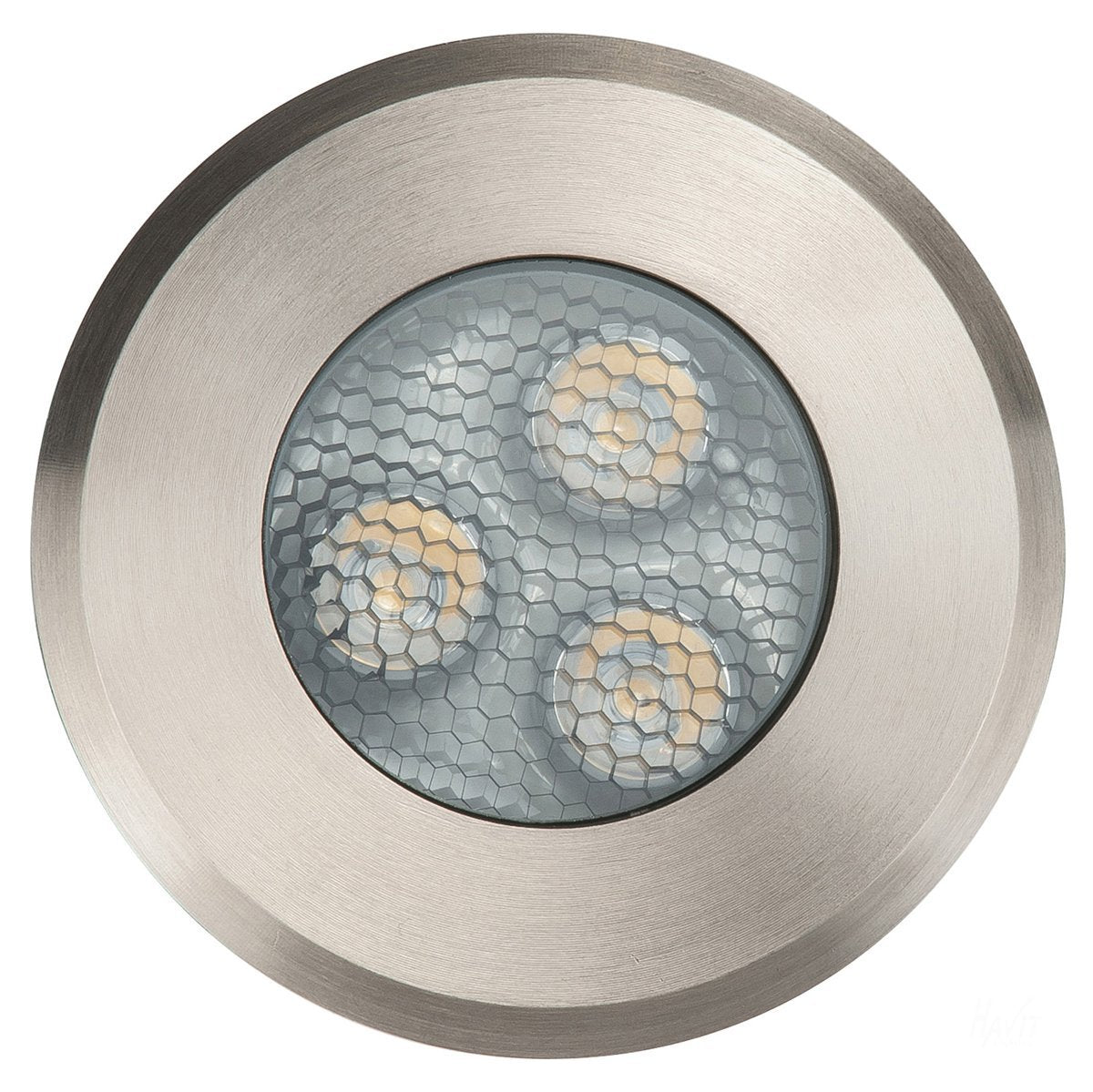 12v DC 3w LED Split In-ground Uplighter Round, 100mm Face, 316 Stainless Steel in 5500K