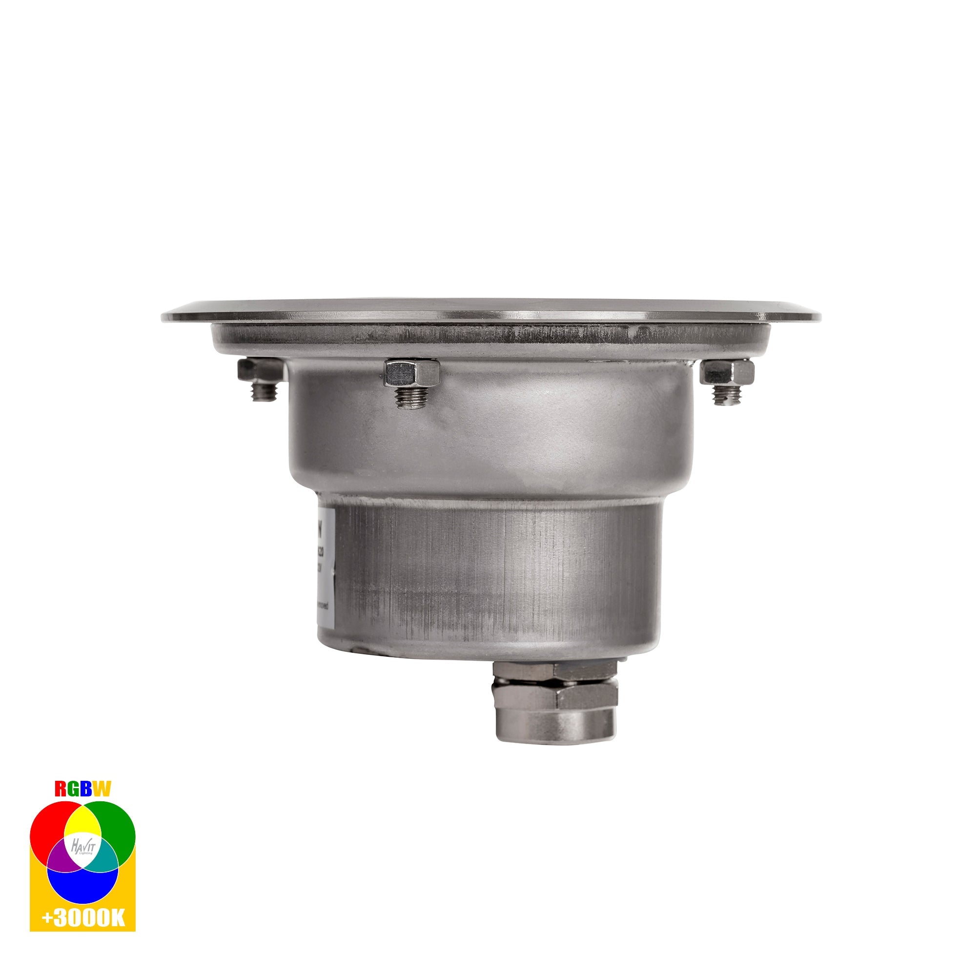 HV1841RGBW - Split 316 Stainless Steel 3w RGBW LED Inground Light