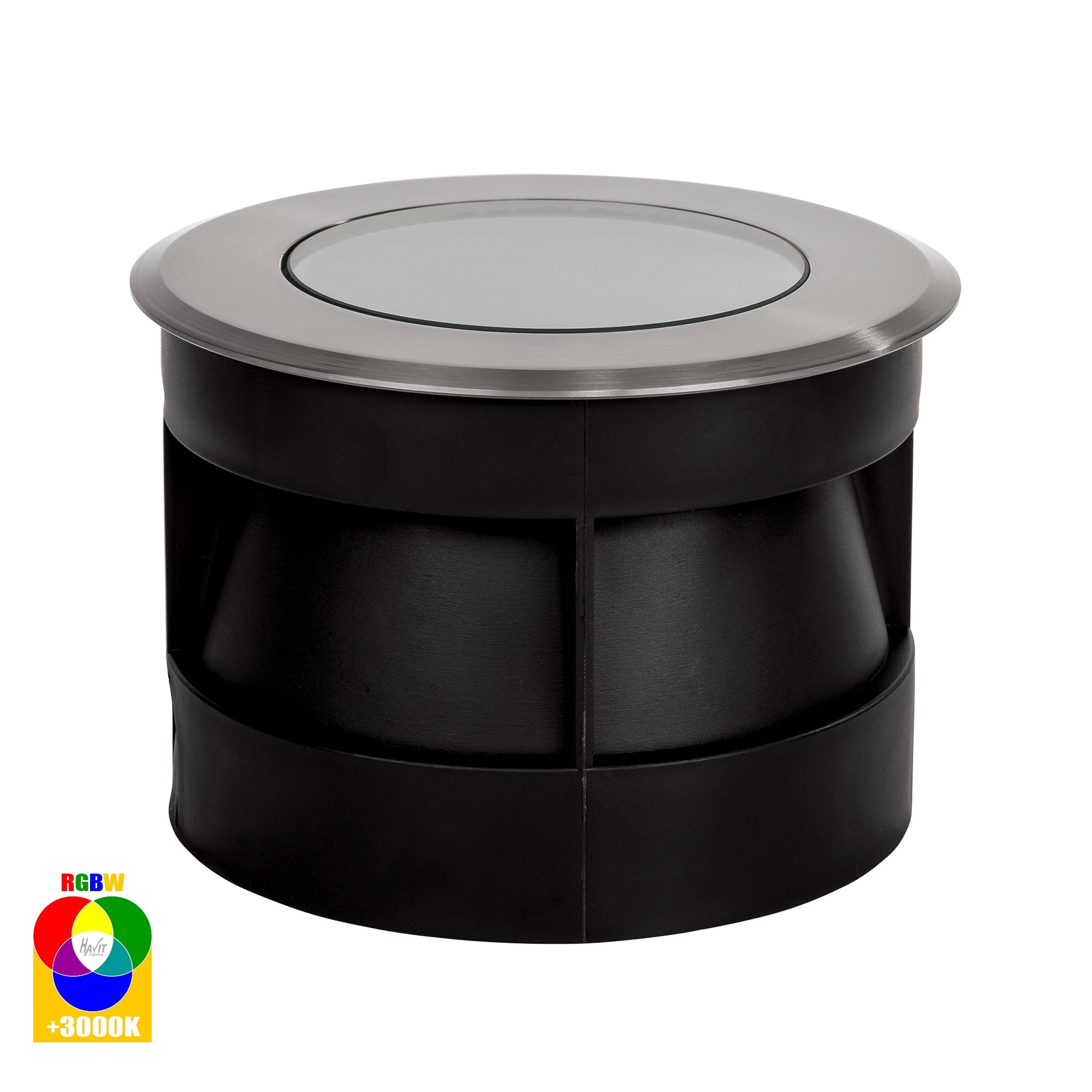 HV1842RGBW - Split 316 Stainless Steel 5w RGBW LED Inground Light