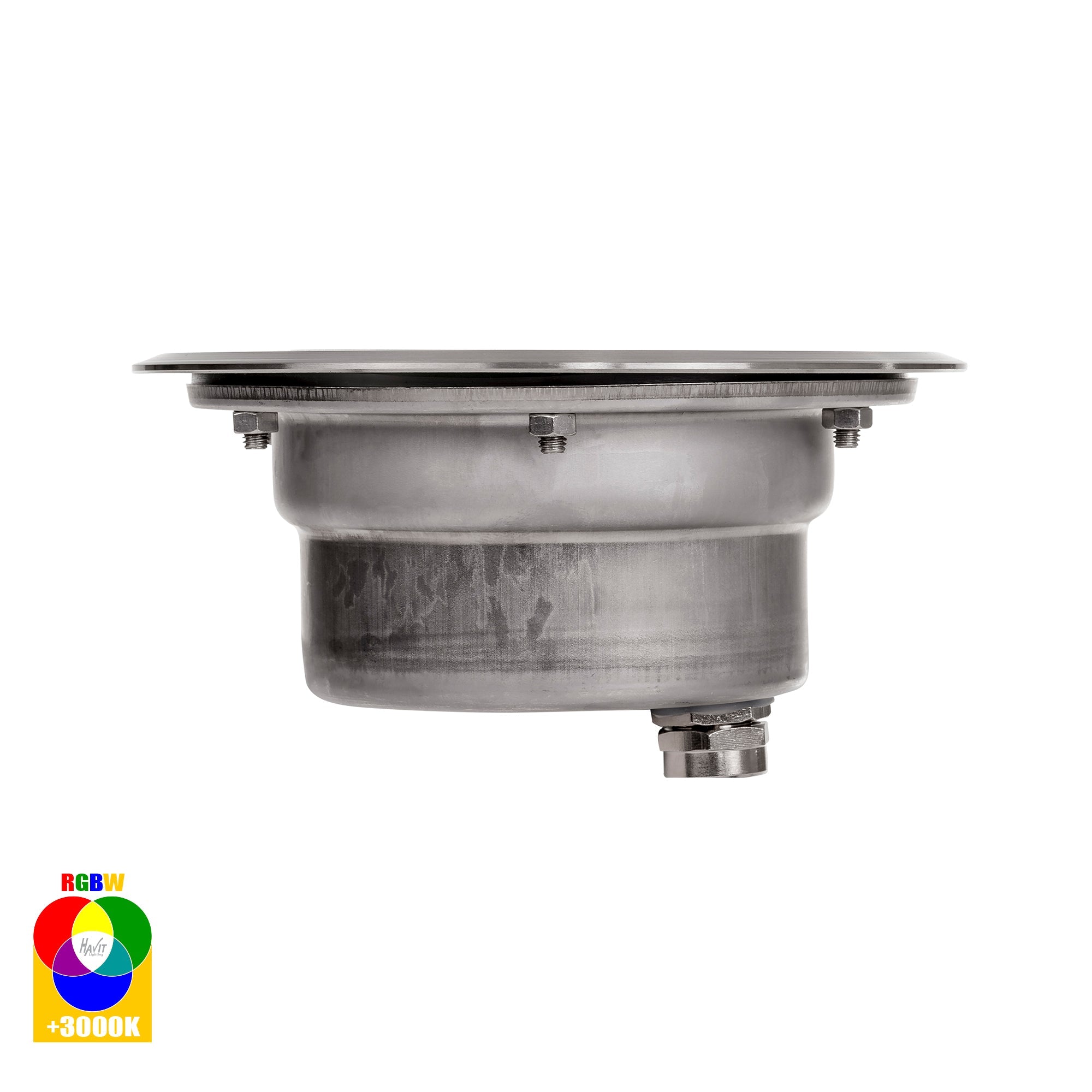 HV1842RGBW - Split 316 Stainless Steel 5w RGBW LED Inground Light