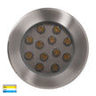 HV1843T-240V - Split In-ground Uplighter Round, 210mm Face, 316 Stainless Steel