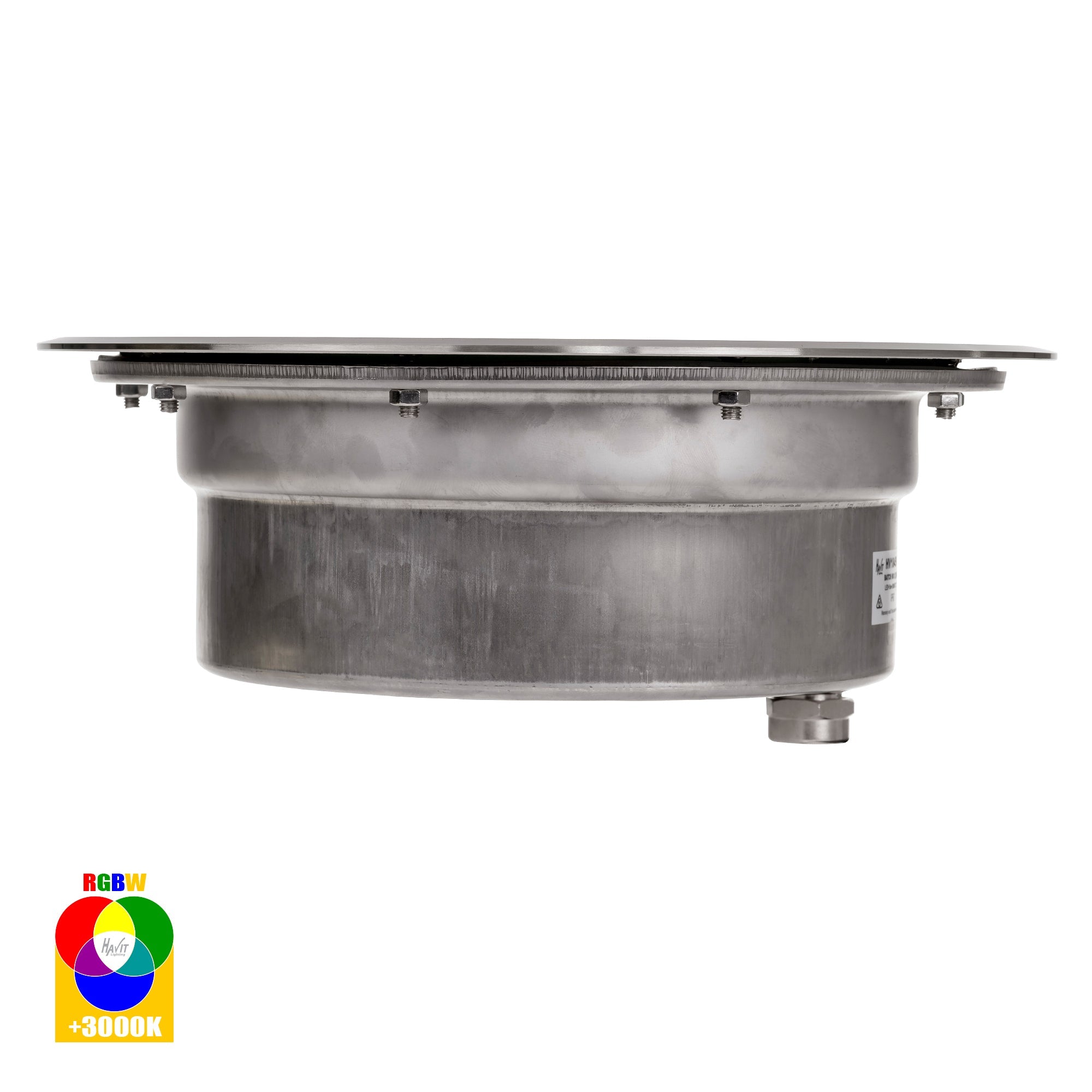 HV1845RGBW - Split 316 Stainless Steel 18w RGBW LED Inground Light