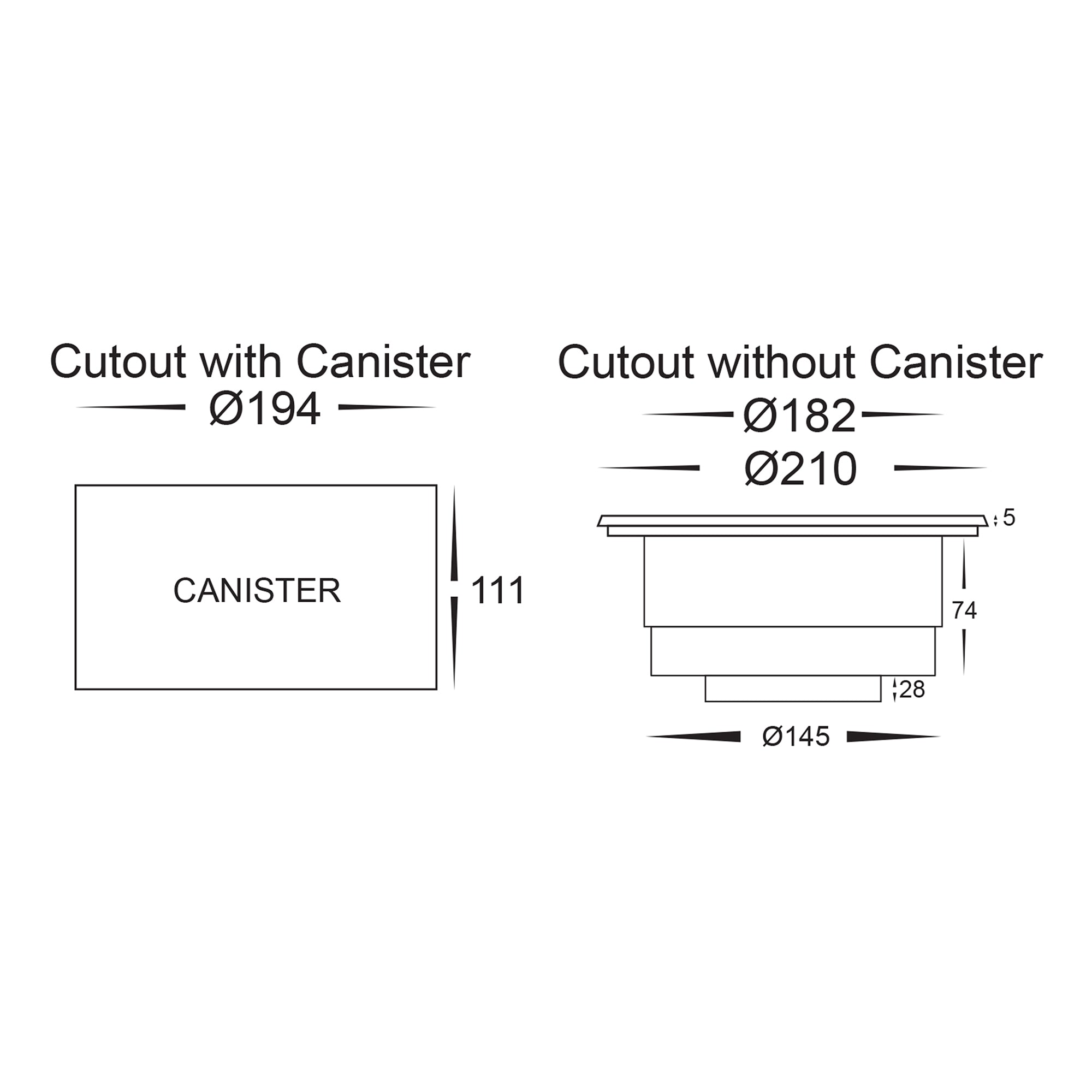 HV1847T - Split 316 Stainless Steel 24w LED Inground Light