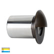HV19012T-AB - Ollo Antique Brass TRI Colour LED Step Light With Eyelid