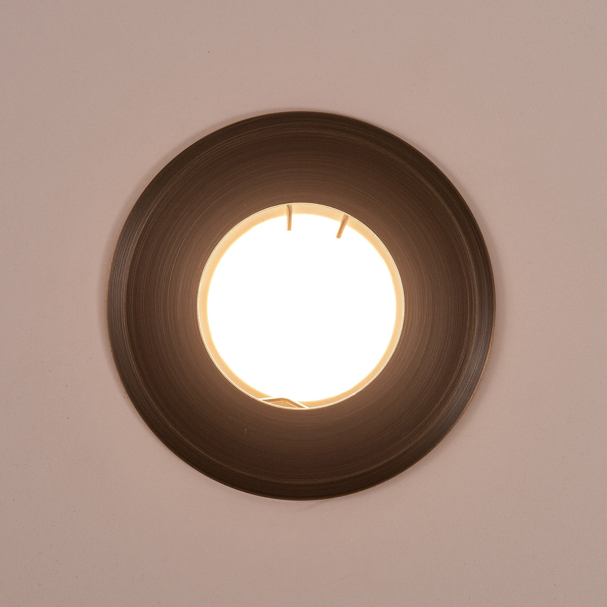 HV19022T-AB - Ollo Antique Brass TRI Colour LED Wall or Inground Light
