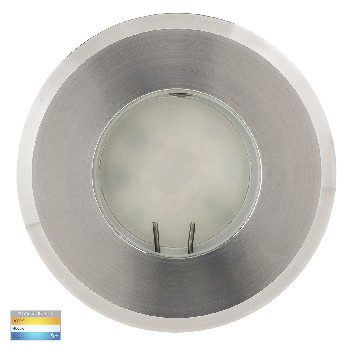 12v DC Ollo MR16 TRI Colour LED Recessed Step or Inground Light in 316 Stainless Steel- HV19022T-SS316