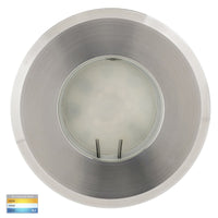 Thumbnail for 12v DC Ollo MR16 TRI Colour LED Recessed Step or Inground Light in 316 Stainless Steel- HV19022T-SS316