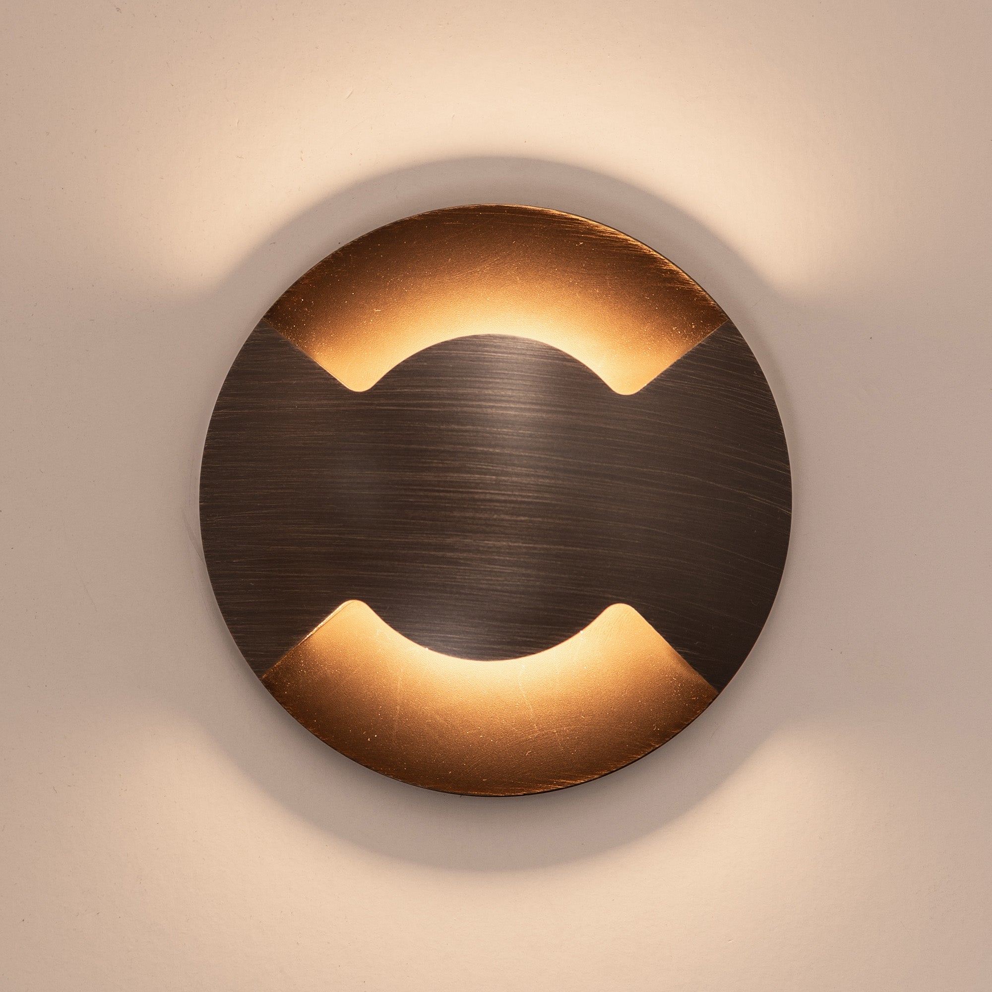 HV19072T-AB - Viale Antique Brass TRI Colour LED Double Driveway Light