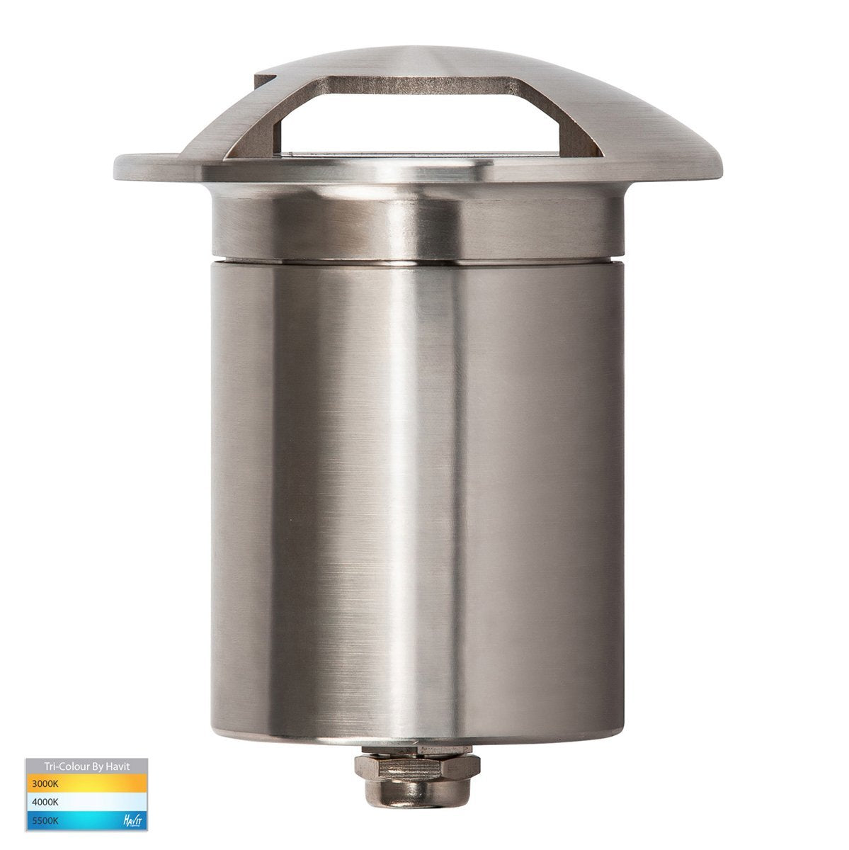 12v DC Viale MR16 Recessed Three way Driveway Light in 316 Stainless Steel- HV19082T-SS316