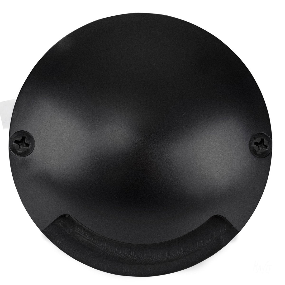 12v DC 3w LED Dome Black Aluminium one way Deck light in 5500K