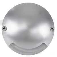 Thumbnail for 12v DC 3w LED Dome Silver Aluminium one way Deck light in 5500K