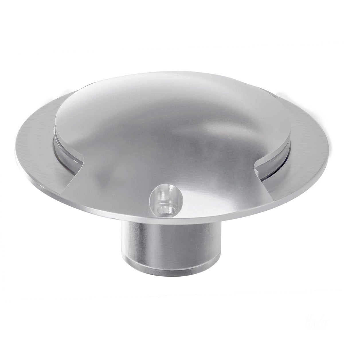 12v DC 2 x 3w LED Dome Silver Aluminium two way Deck light in 5500K