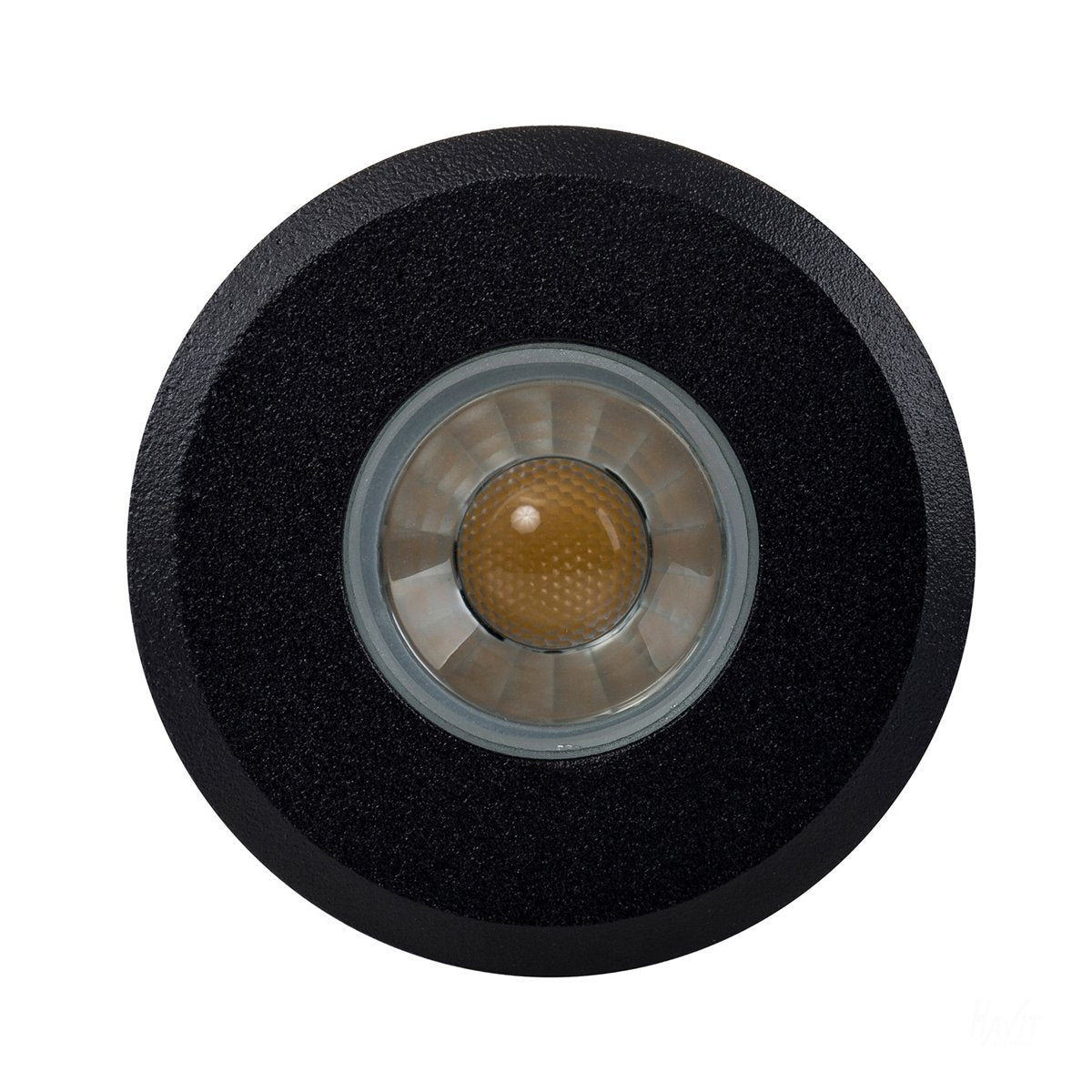 12v DC Elite 3w LED Mini Recessed Deck Light / In-ground Light Black in 5500K