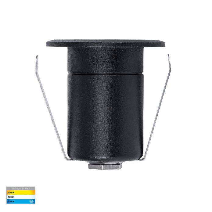 HV2881T-BLK-12V -  Elite Black Aluminium LED Deck or Inground Lights
