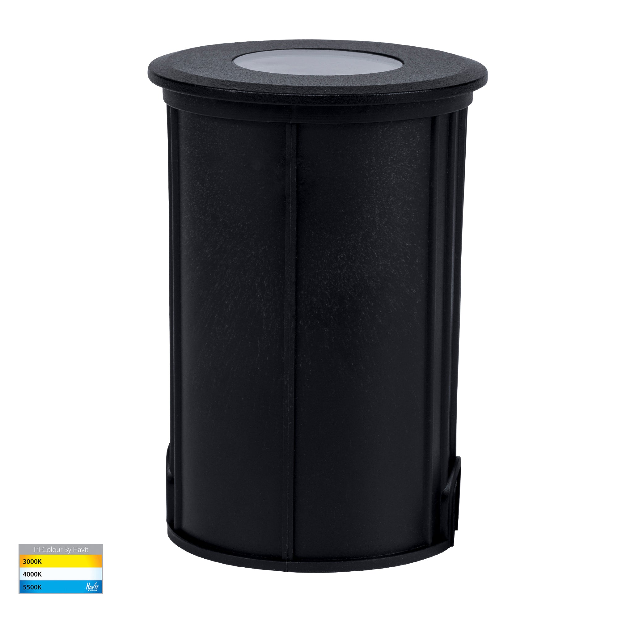 HV2882T-BLK-12V - Elite Black Aluminium LED Deck or Inground lights